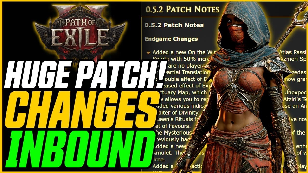 BIG FARMING CHANGES! New Patch Breakdown! // Path of Exile 2 0.52 Patch Notes