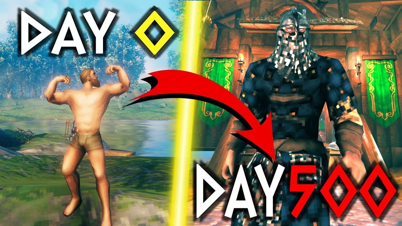 I Tried To Survive 500 Days In Hardcore Valheim