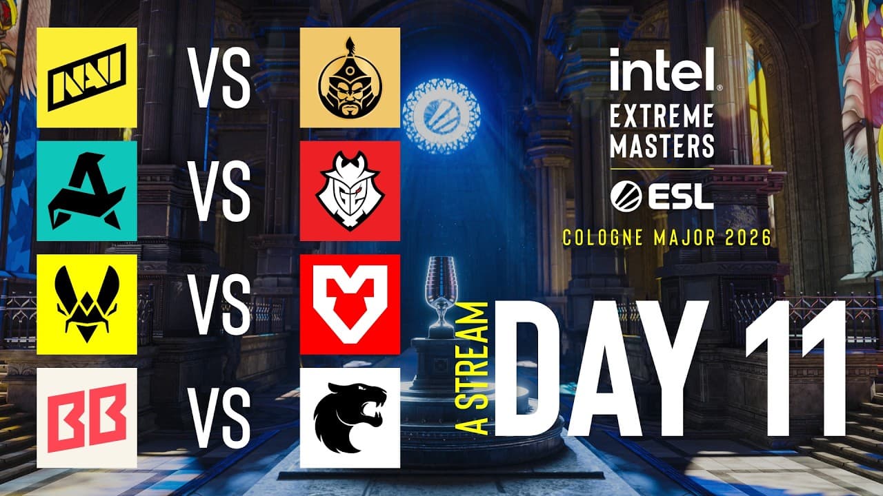 IEM Cologne Major 2026 - Day 11 - A Stream - FULL SHOW
