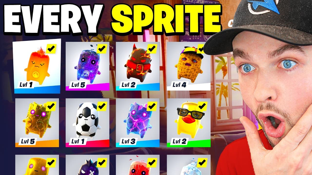 I Found EVERY Sprite in Fortnite!