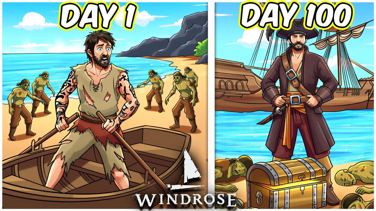 I Spent 100 DAYS In WINDROSE!! Here's What Happened....