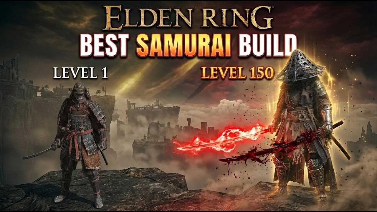 This Samurai Build Carries You From Level 1 to Endgame | Elden Ring