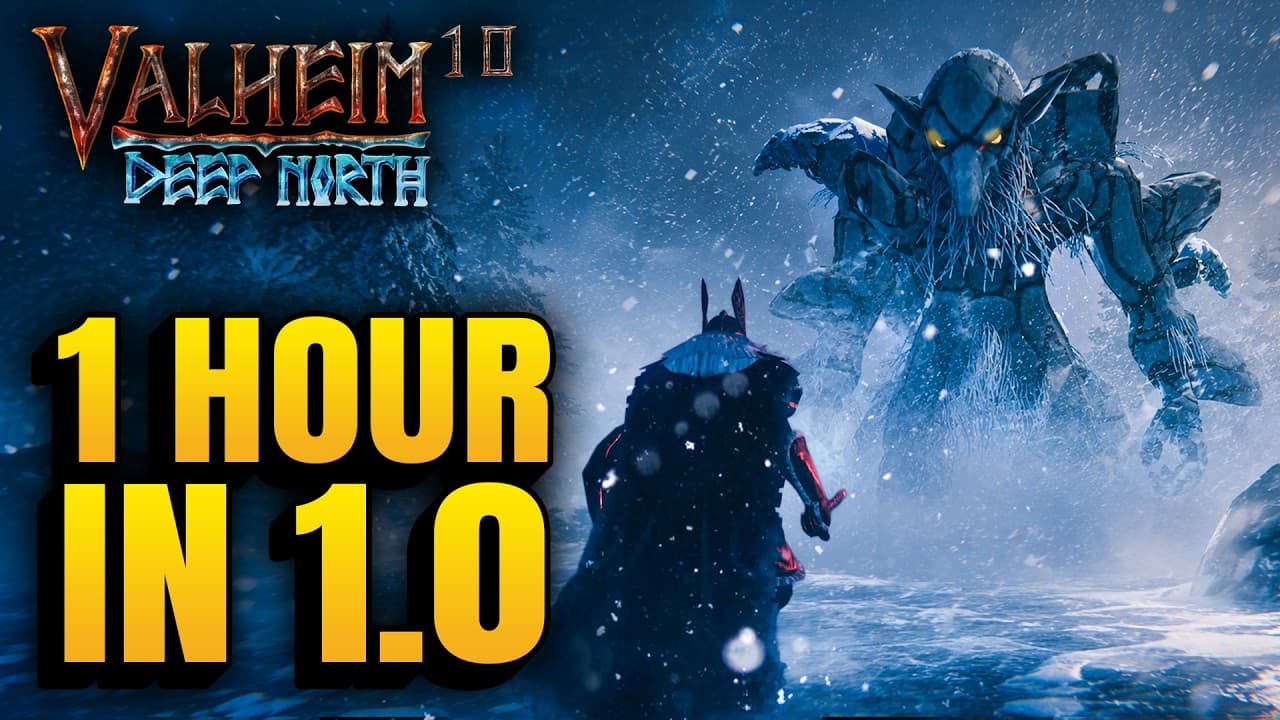 I Spent 1 Hour in The Deep North Valheim 1.0