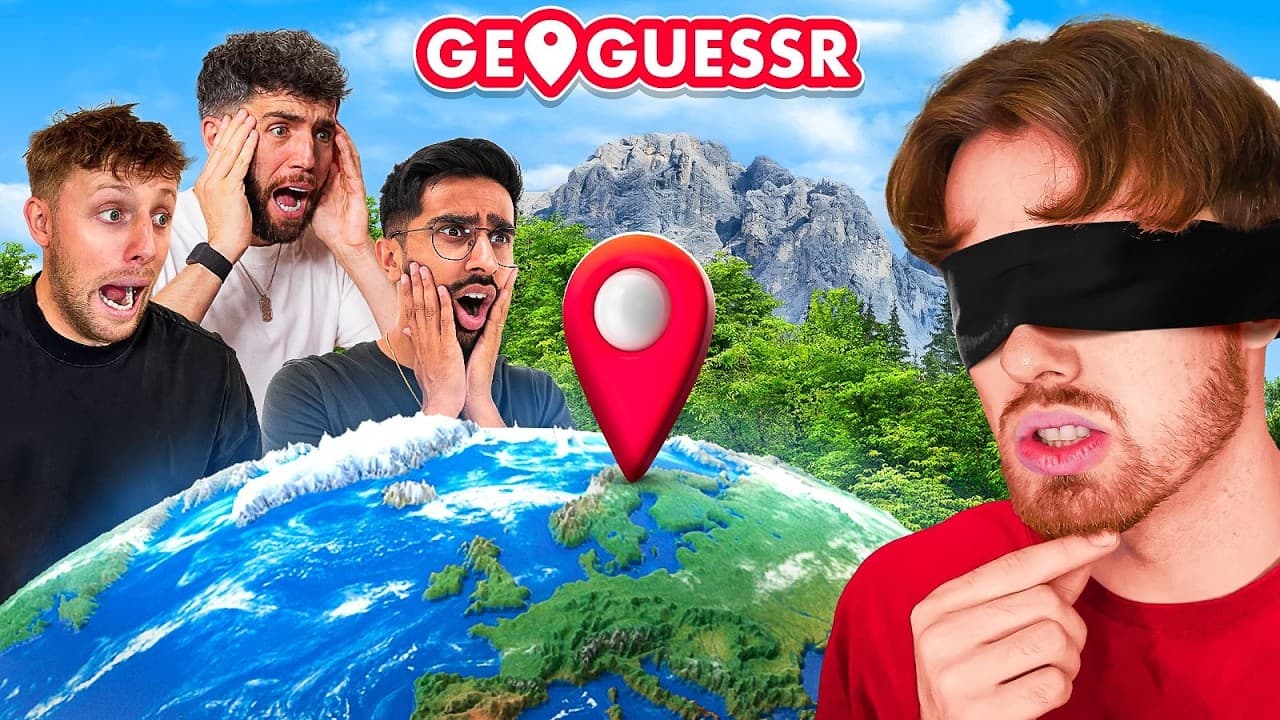 SIDEMEN VS BLINDFOLDED GEOGUESSR PRO