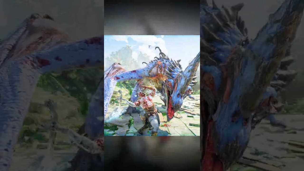 Ghost Of Spartaâ ïžđ„ Vs The Corpse Eater Best Fight God Of War Ragnarok #gaming #godofwar