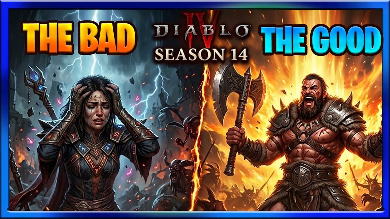 Diablo 4 Season 14 The BAD and The Good... Full Breakdown of Season 14 PTR Feedback