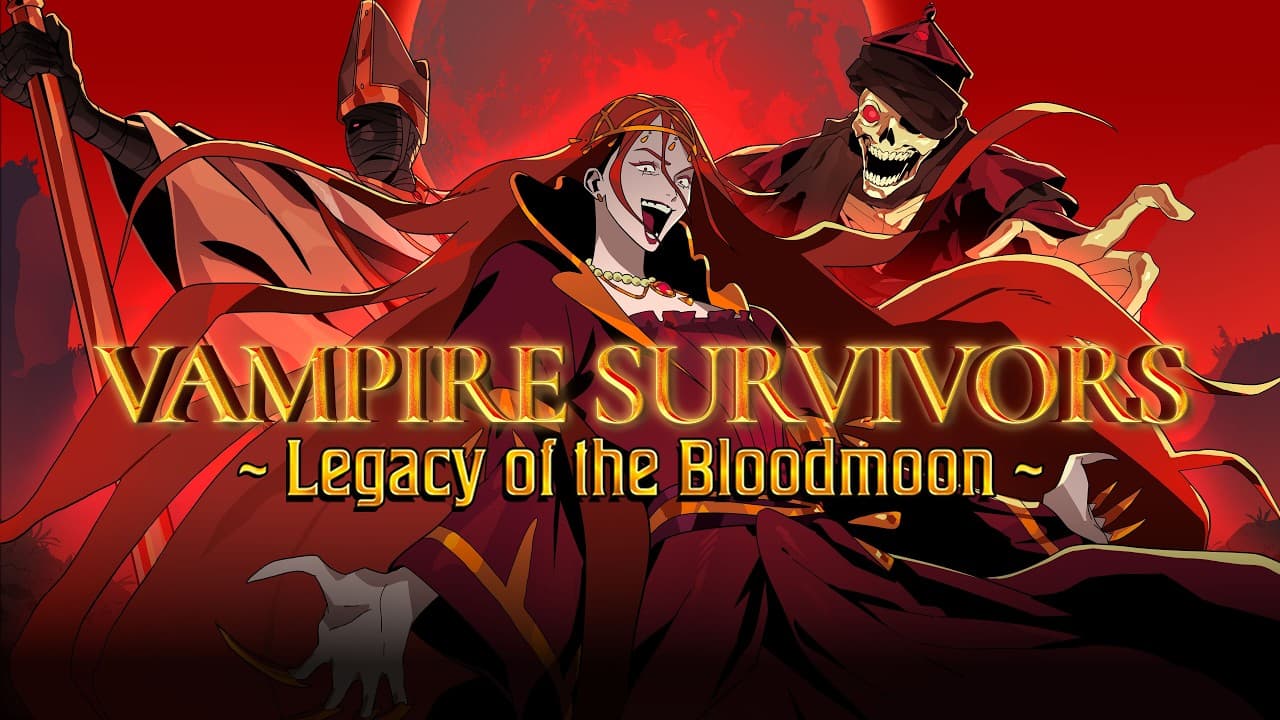 Vampire Survivors: Legacy of the Bloodmoon Expansion | Announcement Trailer