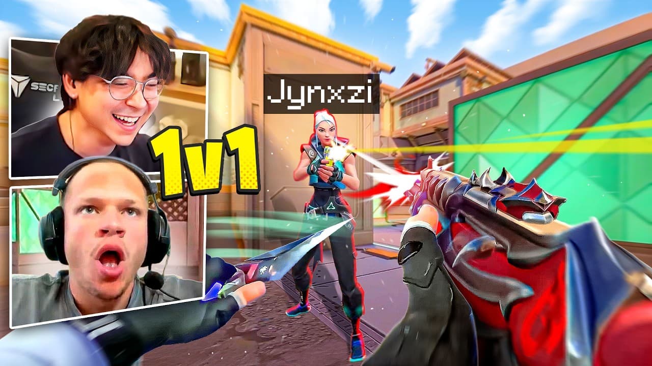 Jynxzi Challenged TenZ in a Valorant 1v1...